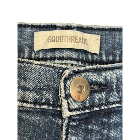 Good Threads Men's Jeans Straight Mid-Rise 5-Pocket‎ Medium Wash Denim Blue 33 - Picture 5 of 11